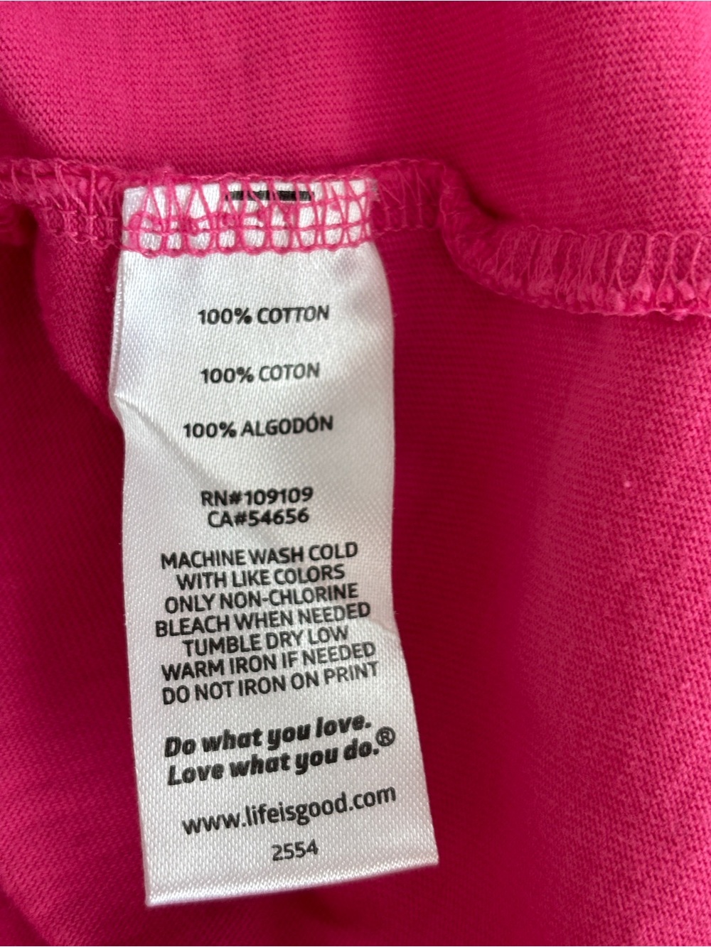 Life is Good Crusher Tee Women’s XL Pink V-Neck Every Day Is Saturday Palm Tree